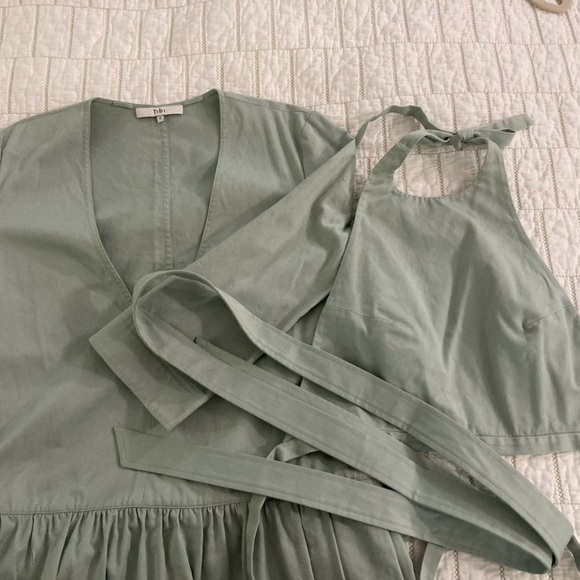 Tibi Harrison V-Neck Dress - Size 2 - Picture 3 of 5